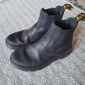 Doc Martin's Air wair black leather boots